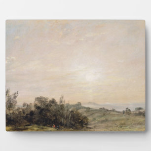 John Constable Hampstead Heath, looking towards Plaque