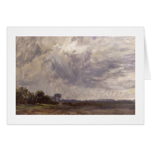 John Constable | Landscape with Grey Windy Sky, c. (Front Horizontal)