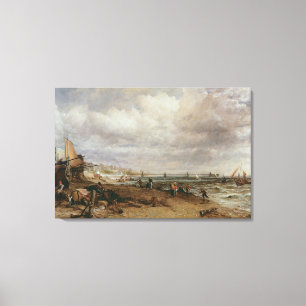 John Constable Marine Parade and Old Chain Pier, Canvas Print