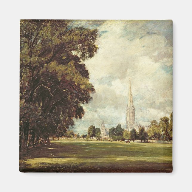 John Constable | Salisbury Cathedral from Lower Ma Magnet (Front)