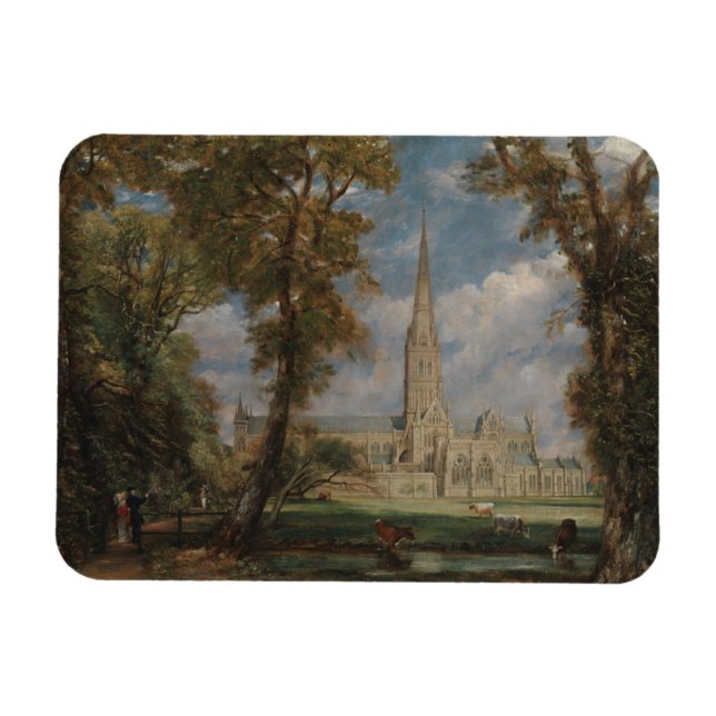 John Constable | Salisbury Cathedral from the Bish Magnet (Horizontal)
