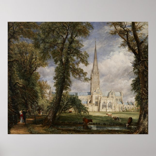 John Constable - Salisbury Cathedral Poster (Front)
