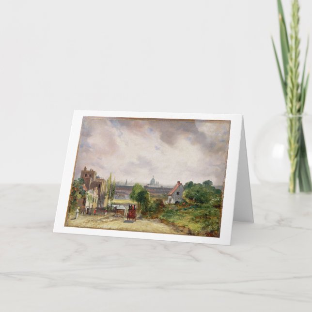 John Constable | Sir Richard Steele's Cottage, Ham Card (Front)