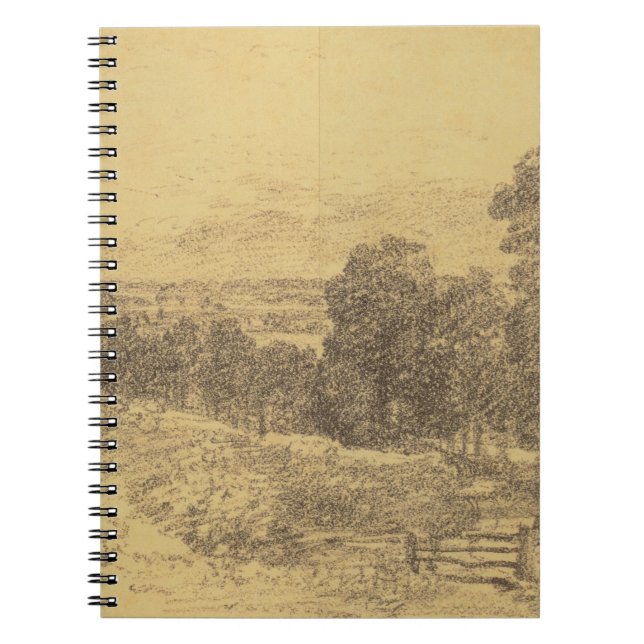 John Constable | Sketch for the Painting Entrance  Spiral Notebook (Front)