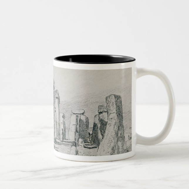 John Constable | Stonehenge, Wiltshire, 1820 (draw Two-Tone Coffee Mug (Right)