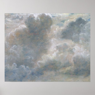 John Constable Study of Cumulus Clouds, 1822 (oi Poster
