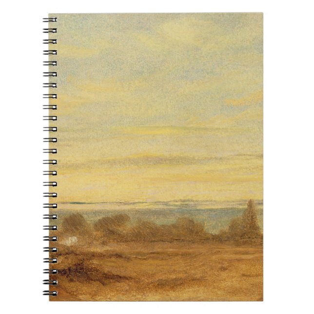 John Constable | Summer - Evening Landscape (oil o Spiral Notebook (Front)