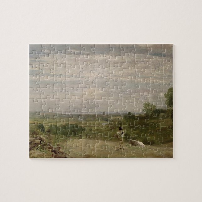 John Constable | Summer Morning: Dedham from Langh Jigsaw Puzzle (Horizontal)