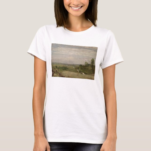John Constable | Summer Morning: Dedham from Langh T-Shirt (Front)