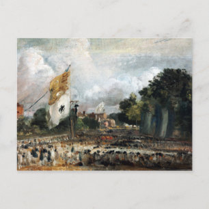 John Constable The Celebration in East Bergholt Postcard