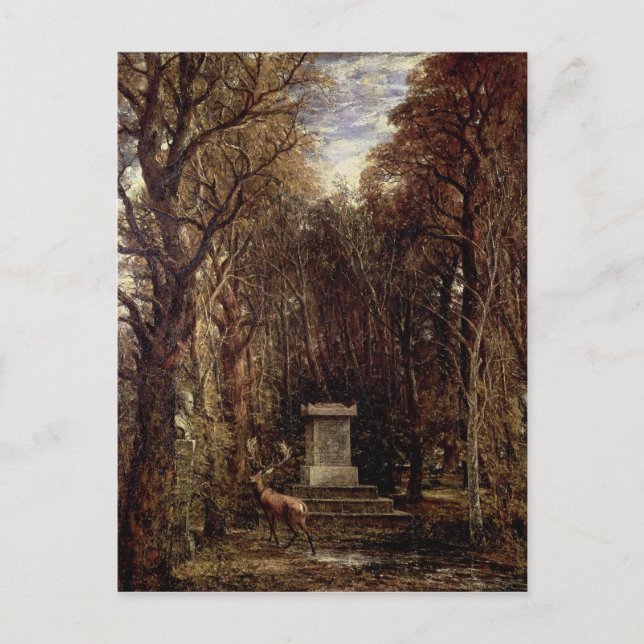 John Constable | The Cenotaph to Reynold's Memory Postcard (Front)