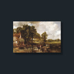 John Constable - The Hay Wain Canvas Print<br><div class="desc">The Hay Wain by John Constable. Great painting titled The Hay Wain, made by John Constable. About John Constable John Constable was an English Romantic painter. Born in Suffolk, he is known principally for his landscape paintings of Dedham Vale, the area surrounding his home—now known as "Constable Country"—which he invested...</div>