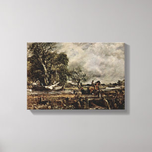 John Constable - The Leaping Horse Canvas Print