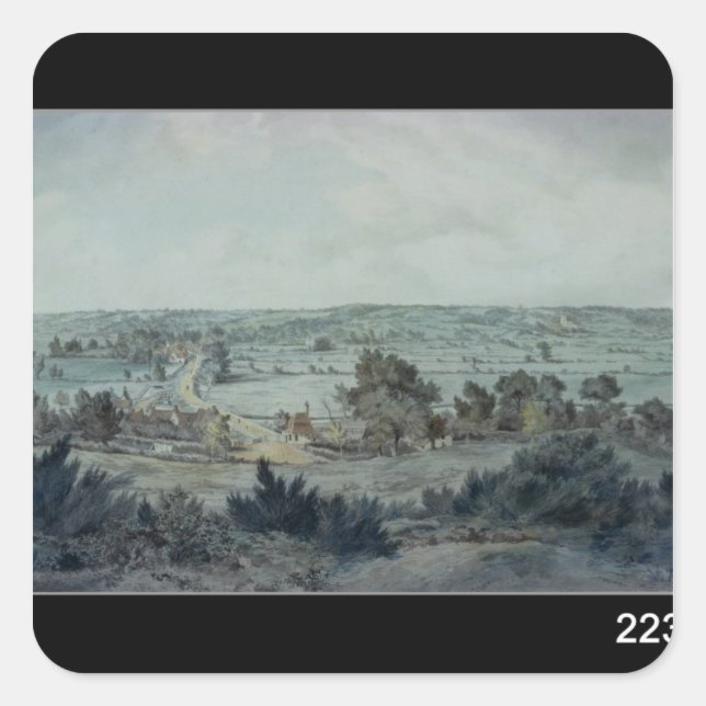 John Constable | The Valley of the Stour Square Sticker (Front)