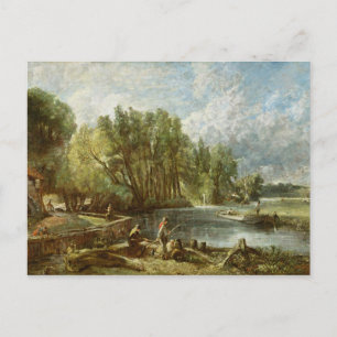 John Constable   The Young Waltonians - Stratford  Postcard