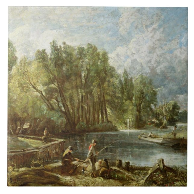 John Constable | The Young Waltonians - Stratford Tile (Front)