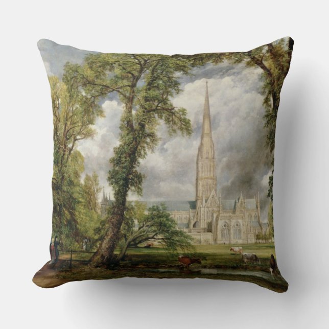 John Constable | View of Salisbury Cathedral from  Cushion (Front)