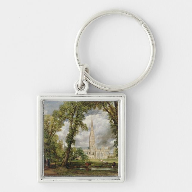 John Constable | View of Salisbury Cathedral from  Key Ring (Front)