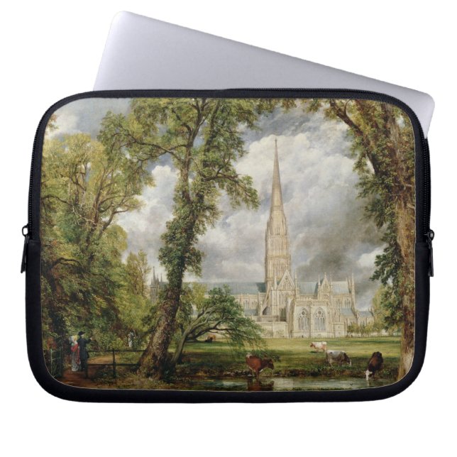 John Constable | View of Salisbury Cathedral from  Laptop Sleeve (Front)