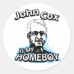 John Cox is my homeboy Classic Round Sticker