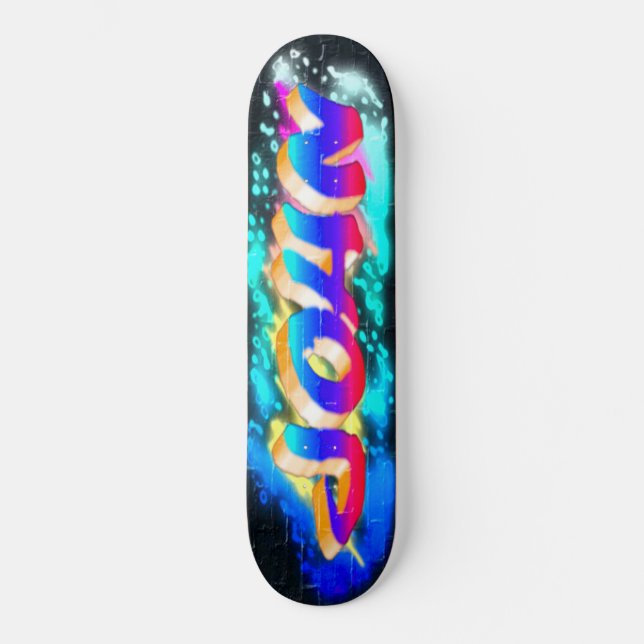 JOHN Customised Graffiti Skateboard (Front)