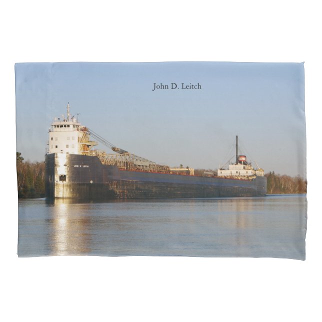 John D. Leitch 2019 pillow case (Front)