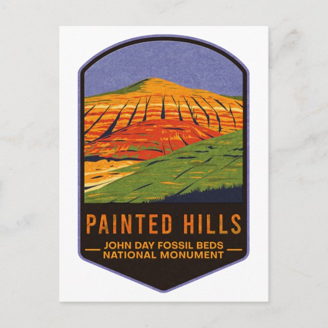 John Day Fossil Beds National Monument Postcard (Front)