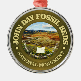 John Day Fossil Beds (NM) Metal Tree Decoration