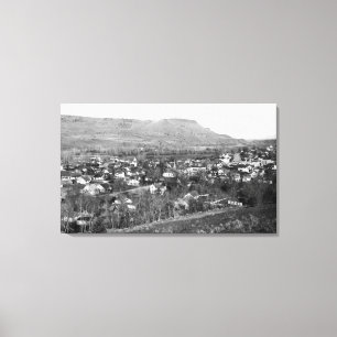 John Day, Oregon Town View Photograph Canvas Print