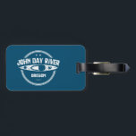 John Day River Oregon Kayaking Luggage Tag<br><div class="desc">The John Day river in Oregon is the second longest free-flowing river in the continental United States and the longest undammed tributary of the Columbia river.</div>