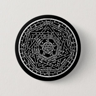 John Dee Tablet 6 Cm Round Badge