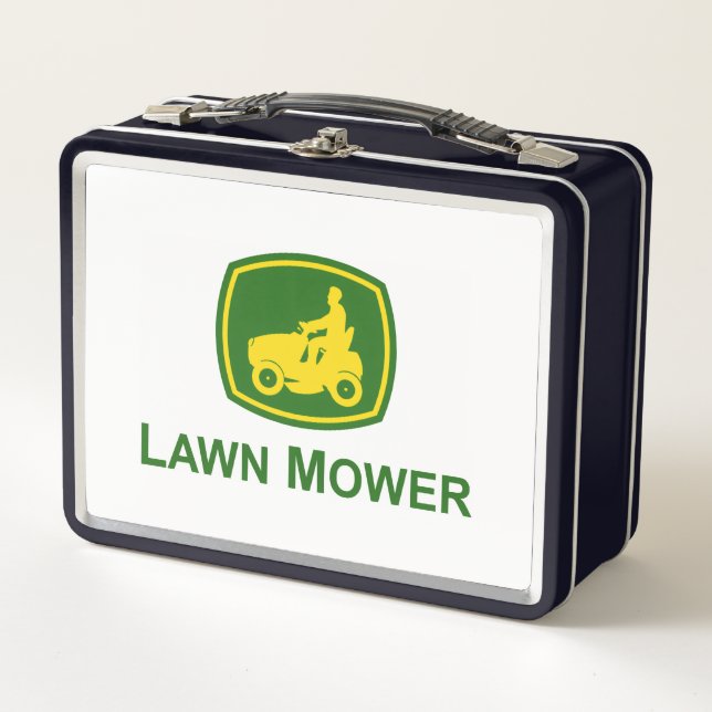 John Deere Logo Metal Lunch Box (Front)