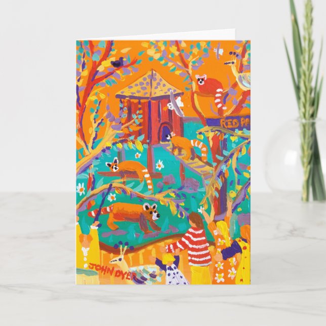 John Dyer Art Card Red Pandas (Front)