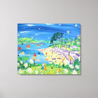 John Dyer canvas print. Helford Passage, Cornwall Print