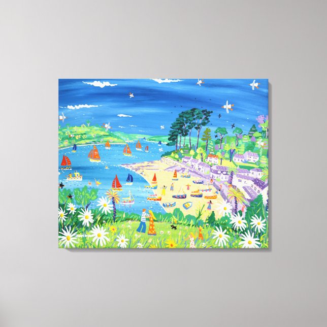 John Dyer canvas print. Helford Passage, Cornwall Print (Front)