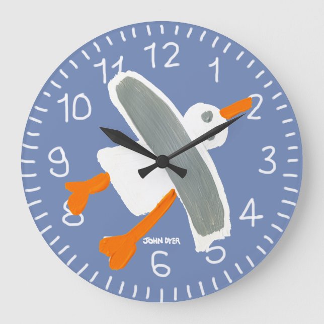 John Dyer Seagull wall clock (Front)