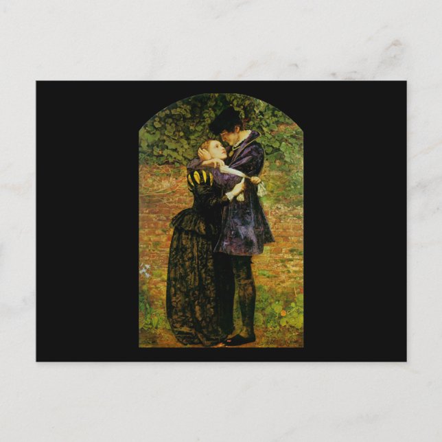 John Everett Millais Isabella Huguenot Postcard (Front)