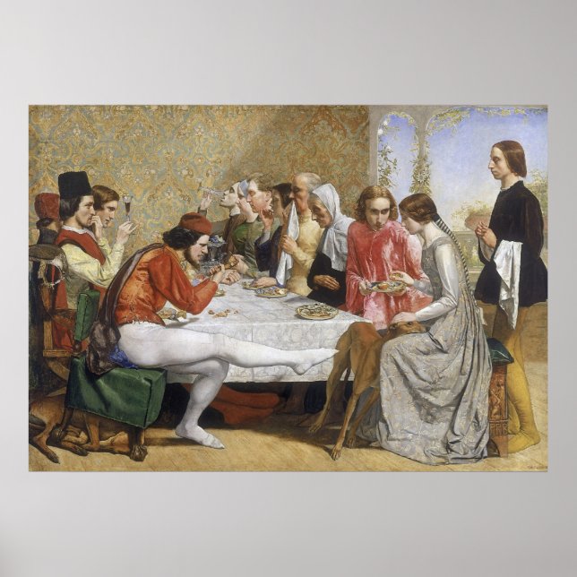 John Everett Millais Isabella Poster (Front)