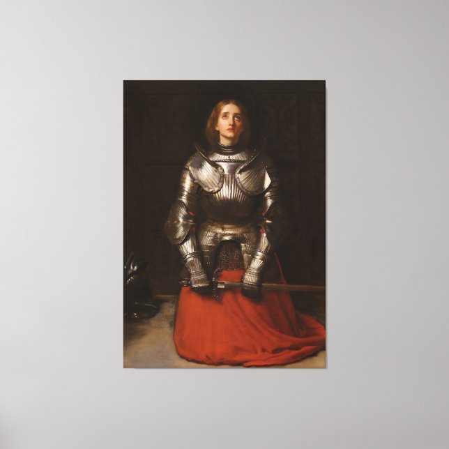 John Everett Millais - Joan of Arc Canvas Print (Front)