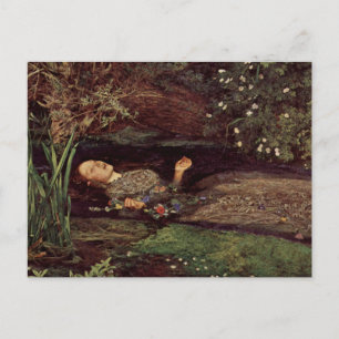 John Everett Millais Ophelia Postcard