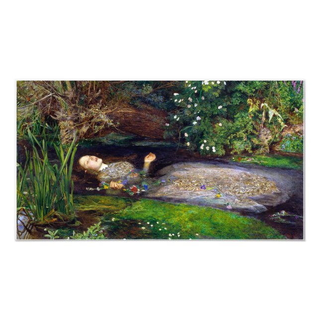 John Everett Millais Ophelia Poster (Front)