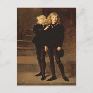 John Everett Millais - The Two Princes Postcard