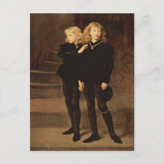 John Everett Millais - The Two Princes Postcard