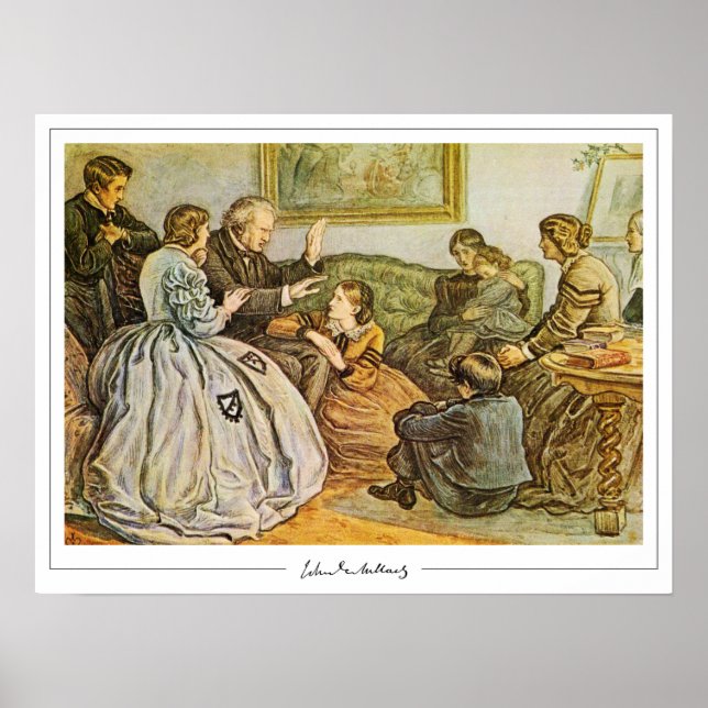 John Everett Millais Zedign Art Poster #143 (Front)