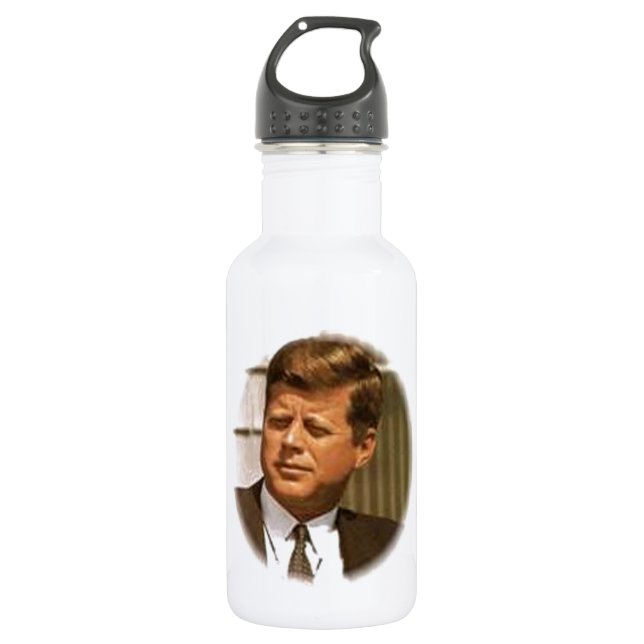 John F Kennedy 532 Ml Water Bottle (Front)