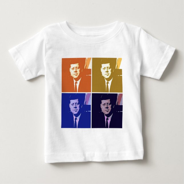 John F Kennedy Baby T-Shirt (Front)