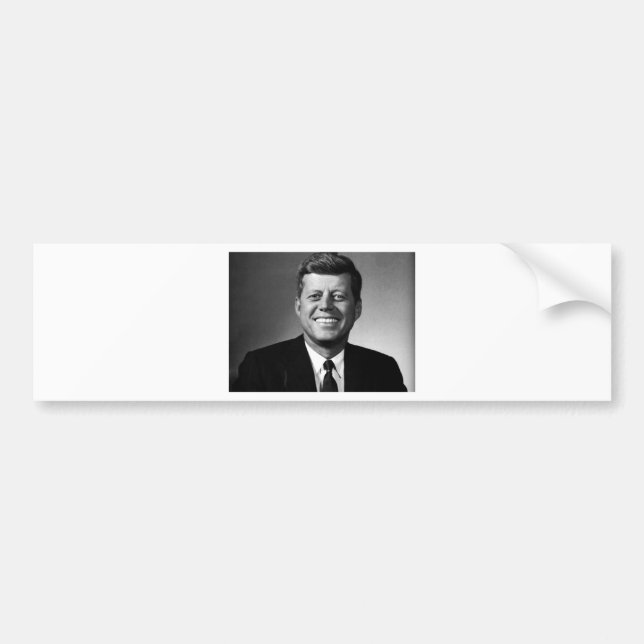 John F. Kennedy Bumper Sticker (Front)
