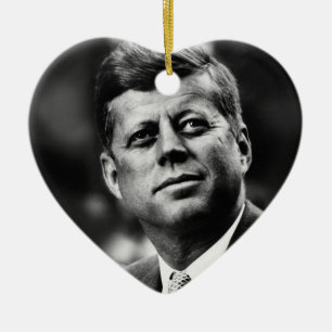 John F Kennedy Ceramic Tree Decoration