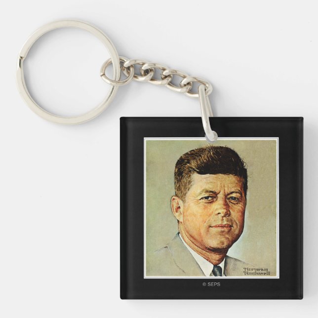 John F. Kennedy IN MEMORIAM Key Ring (Front)