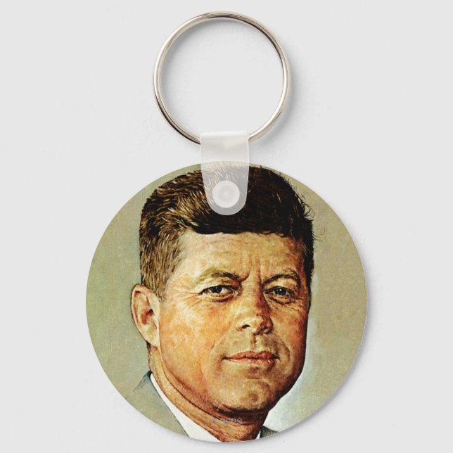 John F. Kennedy IN MEMORIAM Key Ring (Front)